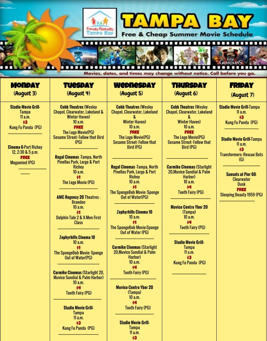 SummerMoviesTampaBay