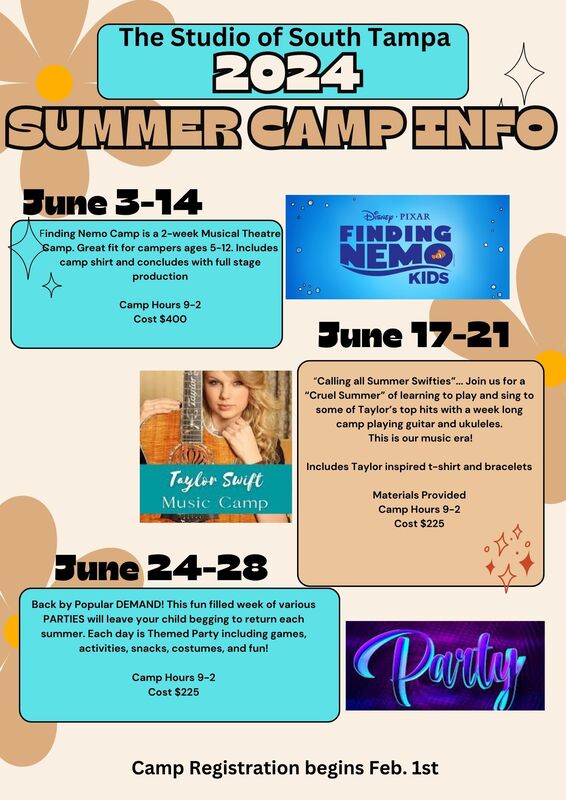 summer camp studio tampa south tampa