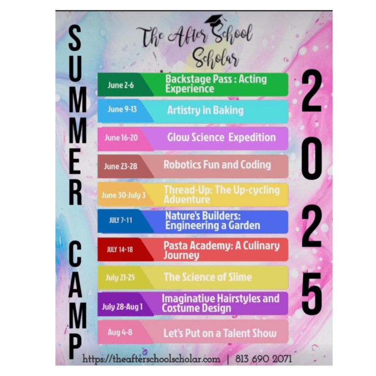Summer Camps 2025 The After School Scholar 768x768